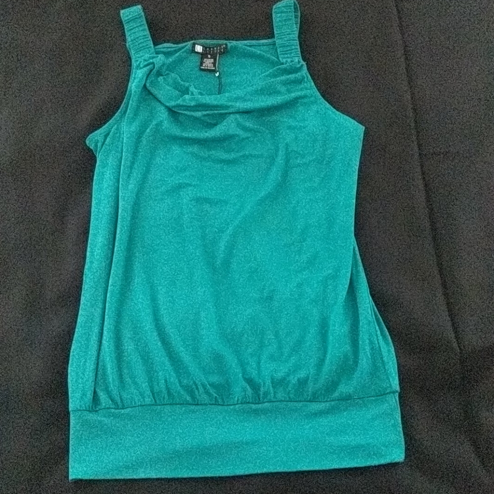 Casual or Dressy Teal Tank Top